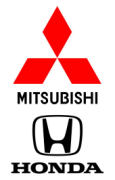 Mitsibishi & Honda logos